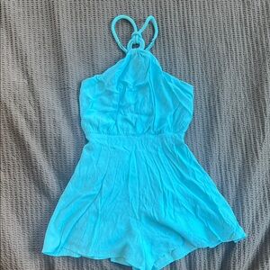 DO+BE Light Blue Halter Romper